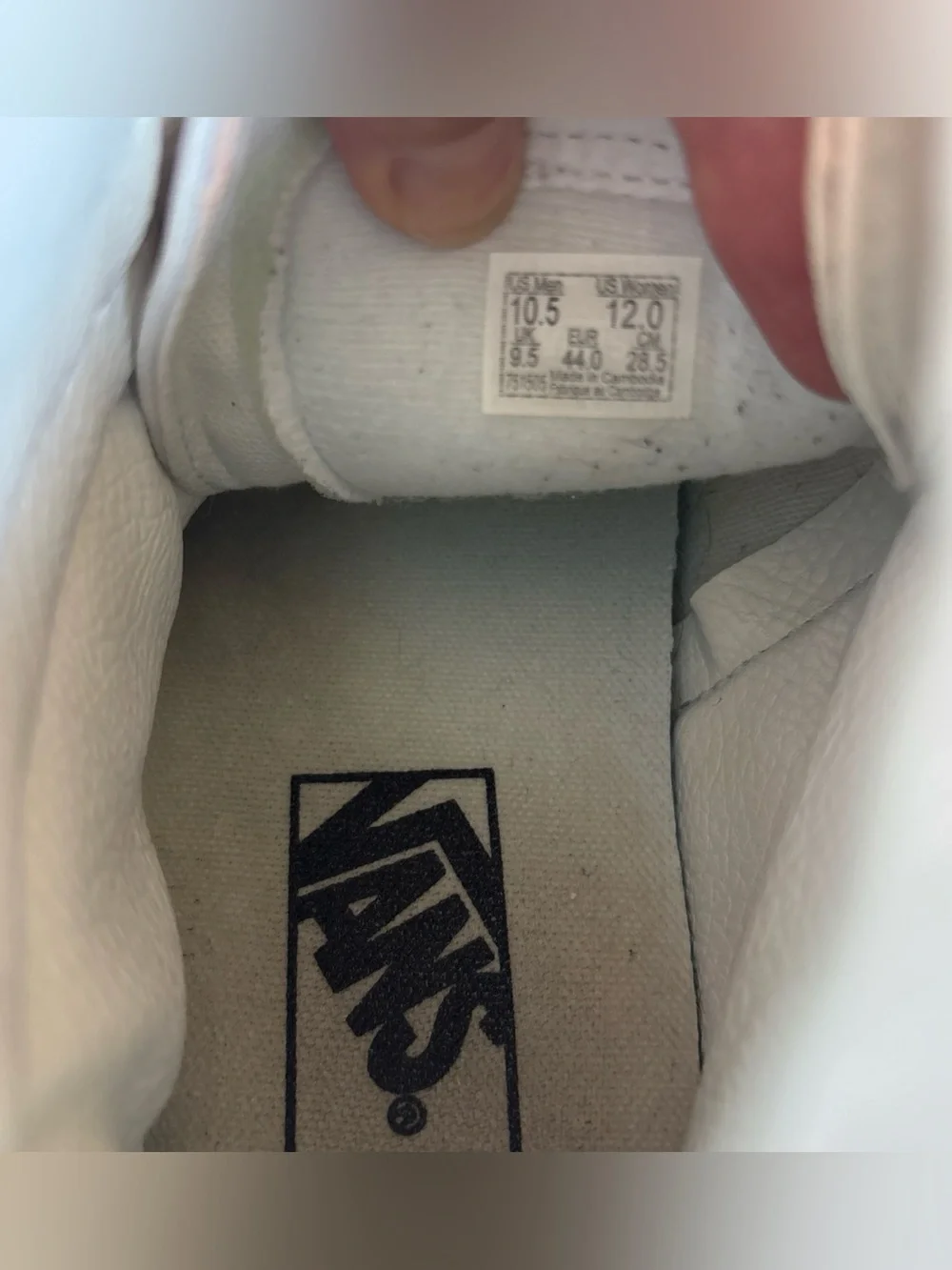 VANS Sk8 Hi Skate Sneakers Shoes VCU True White Mens Sz 10.5 12 Womens High Top